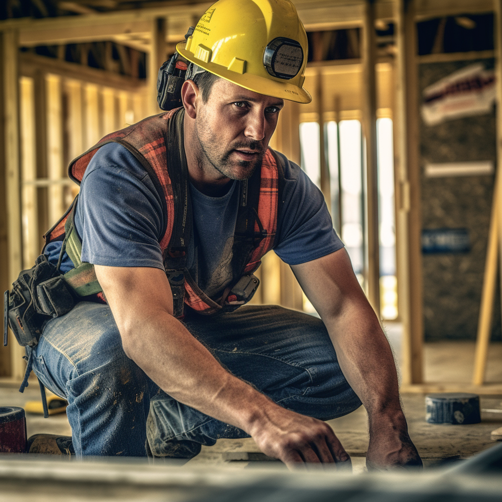 contractor on a job site